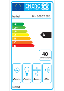 Energielabel berbel eilandkap Smartline BIH 100 ST