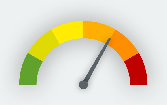 Barometer orange